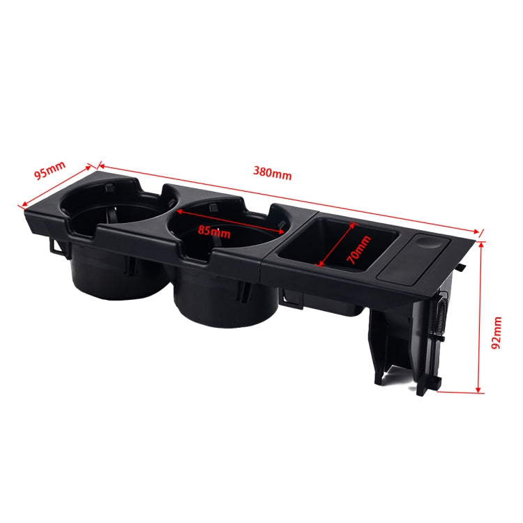 Set di contenitori portabicchieri per auto per BMW Serie 3 E46 51168217953 / 51168217957, For BMW 3 Series E46 Water Cup