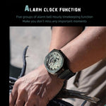 Orologio elettronico luminoso NORTH EDGE Mercury Outdoor Sports in lega di zinco, impermeabile fino a 5 ATM.