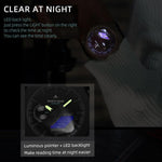 Orologio elettronico luminoso NORTH EDGE Mercury Outdoor Sports in lega di zinco, impermeabile fino a 5 ATM.