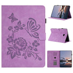 Custodia per tablet in pelle con stampa a rilievo "Farfalla ama i fiori", For Samsung Galaxy Tab S5e 10.5 T720, For Samsung Galaxy Tab A 10.5 T590, For Samsung Galaxy Tab A 10.1 2016, For Samsung Galaxy Tab A 8.0 T350