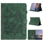 Custodia per tablet in pelle con stampa a rilievo "Farfalla ama i fiori", For Samsung Galaxy Tab S5e 10.5 T720, For Samsung Galaxy Tab A 10.5 T590, For Samsung Galaxy Tab A 10.1 2016, For Samsung Galaxy Tab A 8.0 T350