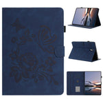 Custodia per tablet in pelle con stampa a rilievo "Farfalla ama i fiori", For Samsung Galaxy Tab S5e 10.5 T720, For Samsung Galaxy Tab A 10.5 T590, For Samsung Galaxy Tab A 10.1 2016, For Samsung Galaxy Tab A 8.0 T350