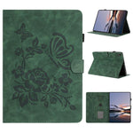 Custodia per tablet in pelle con stampa a rilievo "Farfalla ama i fiori", For Samsung Galaxy Tab S5e 10.5 T720, For Samsung Galaxy Tab A 10.5 T590, For Samsung Galaxy Tab A 10.1 2016, For Samsung Galaxy Tab A 8.0 T350