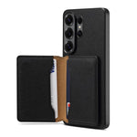 Custodia per telefono Denion D30 in pelle di vitello con texture MagSafe., For Samsung Galaxy S26 Ultra 5G, For Samsung Galaxy S25 Ultra 5G