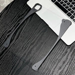 Custodia ibrida per tablet in acrilico trasparente smaltato bianco e metallo., For iPad Air 13 2026 / 2025 / 2024, For iPad Air 11 2026 / 2025 / 2024, For iPad Pro 13 2025 / 2024, For iPad Pro 11 2025 / 2024, For iPad 2025 / 2022