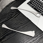 Custodia ibrida per tablet in acrilico trasparente smaltato bianco e metallo., For iPad Air 13 2026 / 2025 / 2024, For iPad Air 11 2026 / 2025 / 2024, For iPad Pro 13 2025 / 2024, For iPad Pro 11 2025 / 2024, For iPad 2025 / 2022