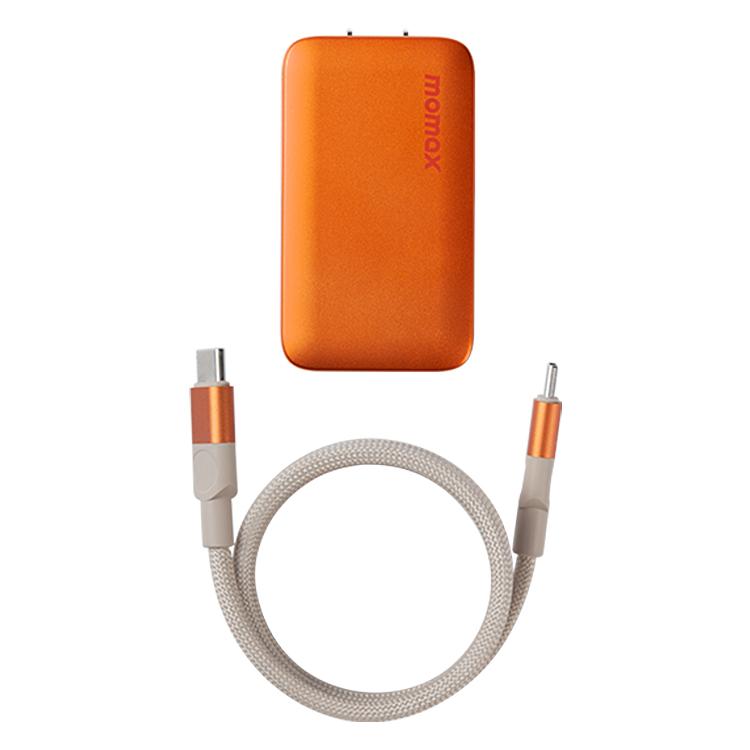 Kit caricabatterie rapido MOMAX UM79 Ultra 45W a 2 porte GaN Silm con una sola carica, spina USA