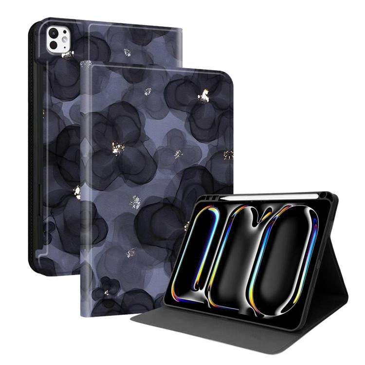 Custodia per tablet intelligente in ecopelle Painted Voltage con scomparto per penna., For iPad Pro 11 2025 / 2024, For iPad 2025 / 2022