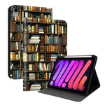 Custodia per tablet intelligente in ecopelle Painted Voltage con scomparto per penna., For iPad mini 2024 / mini 6, For iPad 10.2 2021 / 2020 / 2019 / Air 2019