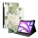 Custodia per tablet intelligente in ecopelle Painted Voltage con scomparto per penna., For iPad Air 13 2026 / 2025 / 2024 / Pro 12.9, For iPad Air 11 2026 / 2025 / 2024 / Air 2022