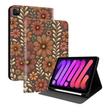 Custodia per tablet intelligente in ecopelle Painted Voltage con scomparto per penna., For iPad Air 13 2026 / 2025 / 2024 / Pro 12.9, For iPad Air 11 2026 / 2025 / 2024 / Air 2022
