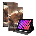 Custodia per tablet intelligente in ecopelle Painted Voltage con scomparto per penna., For iPad Air 13 2026 / 2025 / 2024 / Pro 12.9, For iPad Air 11 2026 / 2025 / 2024 / Air 2022
