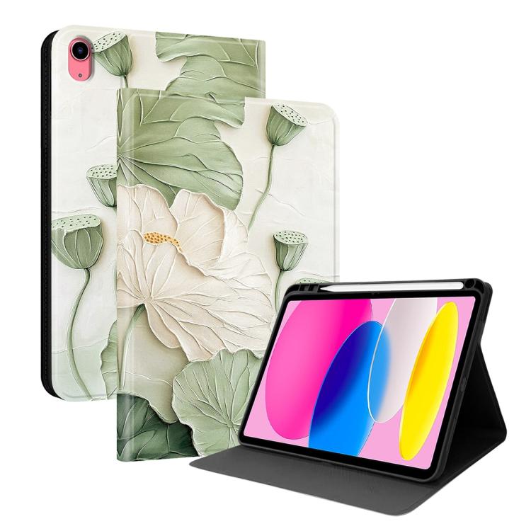 Custodia per tablet intelligente in ecopelle Painted Voltage con scomparto per penna., For iPad Pro 11 2025 / 2024, For iPad 2025 / 2022