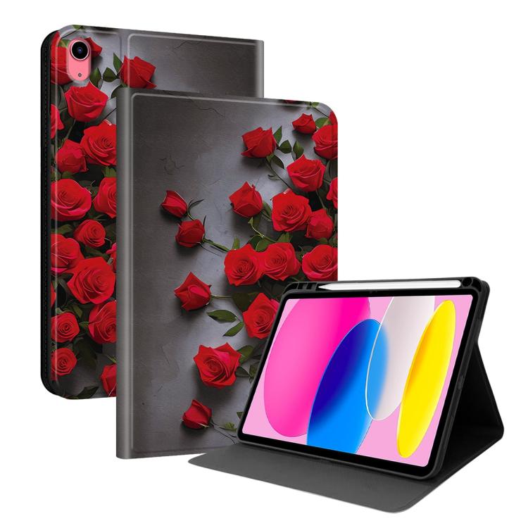 Custodia per tablet intelligente in ecopelle Painted Voltage con scomparto per penna., For iPad Pro 11 2025 / 2024, For iPad 2025 / 2022