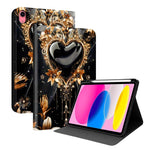 Custodia per tablet intelligente in ecopelle Painted Voltage con scomparto per penna., For iPad Pro 11 2025 / 2024, For iPad 2025 / 2022