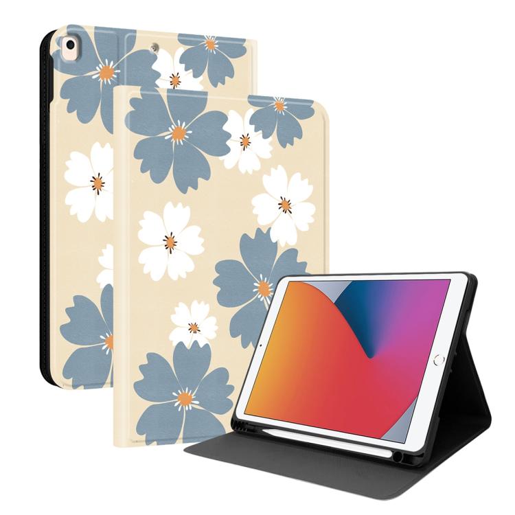 Custodia per tablet intelligente in ecopelle Painted Voltage con scomparto per penna., For iPad mini 2024 / mini 6, For iPad 10.2 2021 / 2020 / 2019 / Air 2019