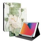 Custodia per tablet intelligente in ecopelle Painted Voltage con scomparto per penna., For iPad mini 2024 / mini 6, For iPad 10.2 2021 / 2020 / 2019 / Air 2019