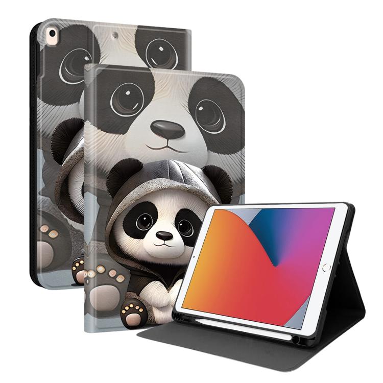 Custodia per tablet intelligente in ecopelle Painted Voltage con scomparto per penna., For iPad mini 2024 / mini 6, For iPad 10.2 2021 / 2020 / 2019 / Air 2019