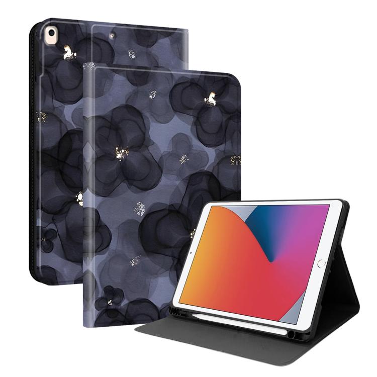 Custodia per tablet intelligente in ecopelle Painted Voltage con scomparto per penna., For iPad mini 2024 / mini 6, For iPad 10.2 2021 / 2020 / 2019 / Air 2019