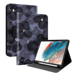 Custodia per tablet intelligente in ecopelle Painted Voltage con scomparto per penna., For Samsung Galaxy Tab A8 10.5 SM-X200