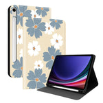 Custodia per tablet in ecopelle Painted Voltage con scomparto per penna., For Samsung Galaxy Tab A11 / Tab A9, For Samsung Galaxy Tab S10 FE / S10 Lite / S9