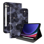 Custodia per tablet in ecopelle Painted Voltage con scomparto per penna., For Samsung Galaxy Tab A11 / Tab A9, For Samsung Galaxy Tab S10 FE / S10 Lite / S9