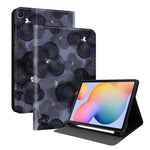 Custodia per tablet in ecopelle Painted Voltage con scomparto per penna., For Samsung Galaxy Tab S10+ / S9+ / S9 FE+, For Samsung Galaxy Tab S6 Lite 2024 / 2022