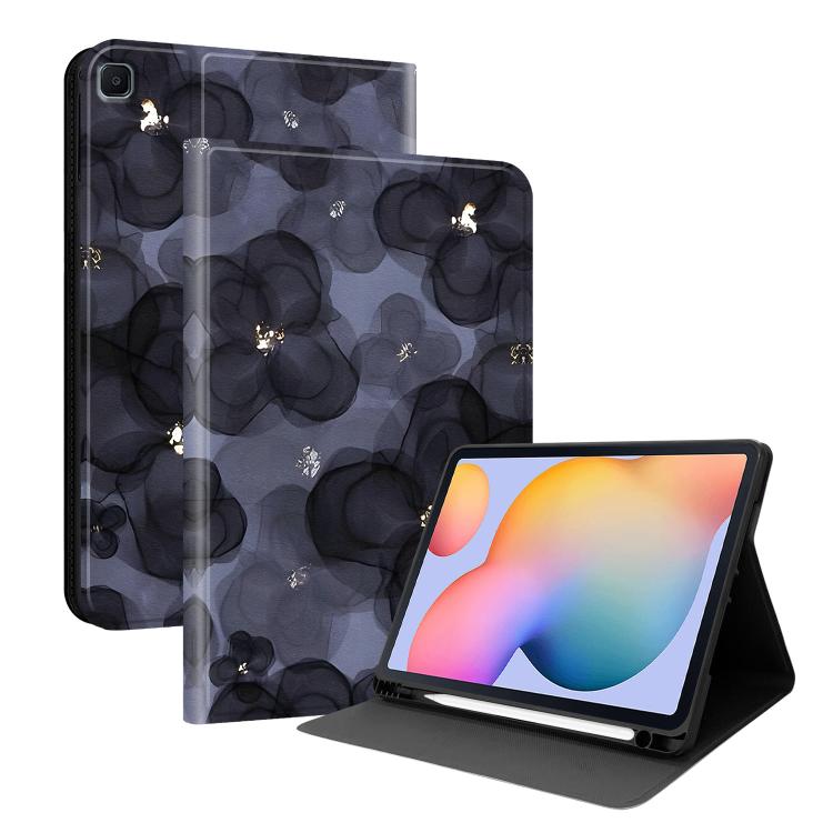 Custodia per tablet in ecopelle Painted Voltage con scomparto per penna., For Samsung Galaxy Tab S10+ / S9+ / S9 FE+, For Samsung Galaxy Tab S6 Lite 2024 / 2022