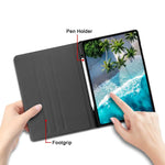 Custodia per tablet in ecopelle Painted Voltage con scomparto per penna., For Samsung Galaxy Tab A11 / Tab A9, For Samsung Galaxy Tab S10 FE / S10 Lite / S9