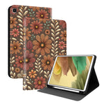 Custodia per tablet in ecopelle Painted Voltage con scomparto per penna., For Samsung Galaxy Tab A7 Lite
