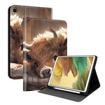 Custodia per tablet in ecopelle Painted Voltage con scomparto per penna., For Samsung Galaxy Tab A7 Lite