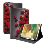 Custodia per tablet in ecopelle Painted Voltage con scomparto per penna., For Samsung Galaxy Tab A7 Lite