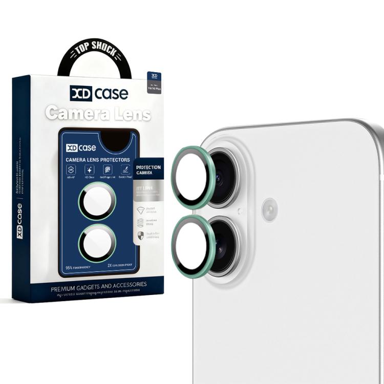 Protezione per obiettivo XDcase AF + AR Hawkeye con strumento di allineamento, For iPhone 16 / 16 Plus