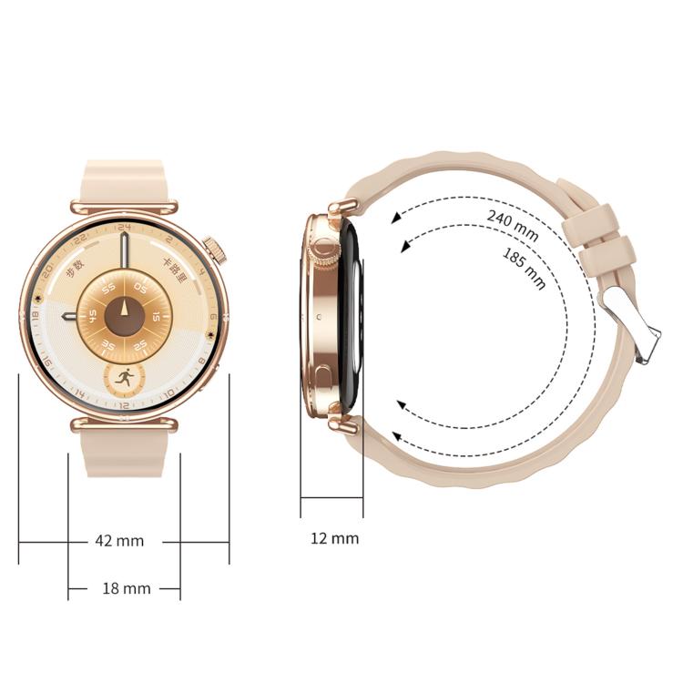 Smartwatch sportivo CY37 con schermo HD da 1,27 pollici, supporto per chiamate Bluetooth, monitoraggio della frequenza cardiaca, della pressione sanguigna e del sonno., Pink, Black, Purple