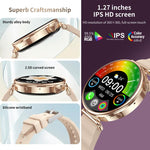 Smartwatch sportivo CY37 con schermo HD da 1,27 pollici, supporto per chiamate Bluetooth, monitoraggio della frequenza cardiaca, della pressione sanguigna e del sonno., Pink, Black, Purple