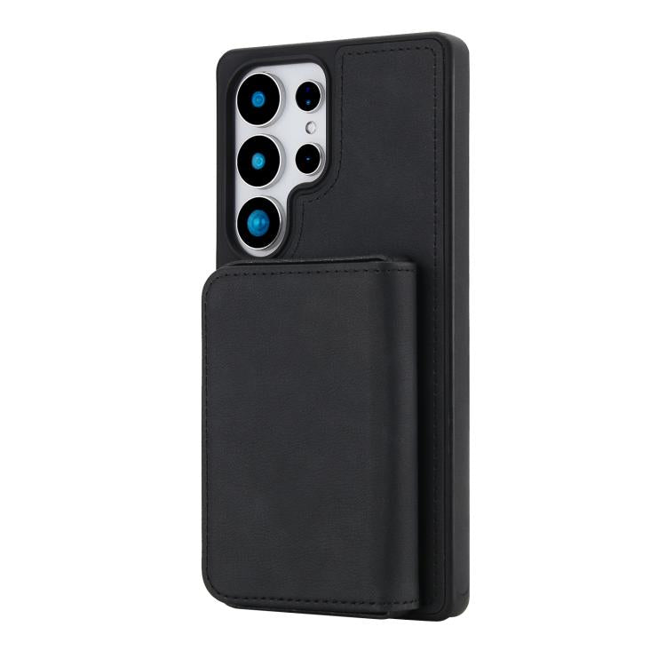 Portafoglio magnetico staccabile in similpelle stile retrò con protezione RFID per telefono., For Samsung Galaxy S25 Ultra 5G