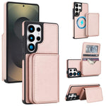 Portafoglio magnetico staccabile in similpelle stile retrò con protezione RFID per telefono., For Samsung Galaxy S25 Ultra 5G