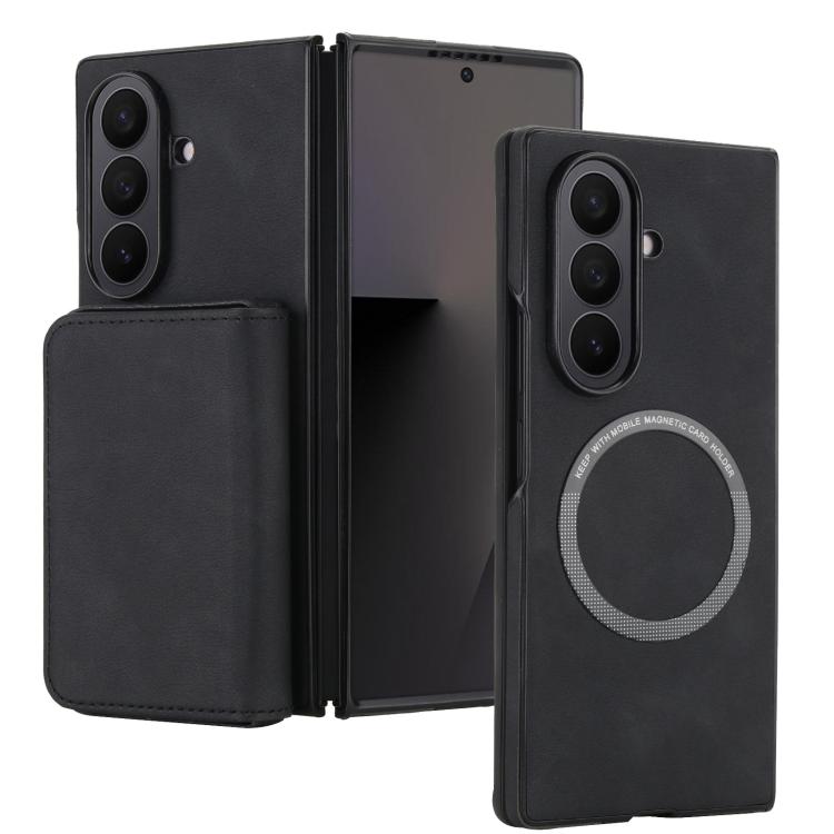Portafoglio magnetico staccabile in similpelle stile retrò con protezione RFID per telefono., For Samsung Galaxy Z Fold7 5G