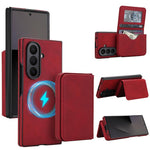 Portafoglio magnetico staccabile in similpelle stile retrò con protezione RFID per telefono., For Samsung Galaxy Z Fold7 5G