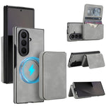 Portafoglio magnetico staccabile in similpelle stile retrò con protezione RFID per telefono., For Samsung Galaxy Z Fold7 5G
