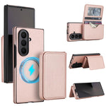 Portafoglio magnetico staccabile in similpelle stile retrò con protezione RFID per telefono., For Samsung Galaxy Z Fold7 5G