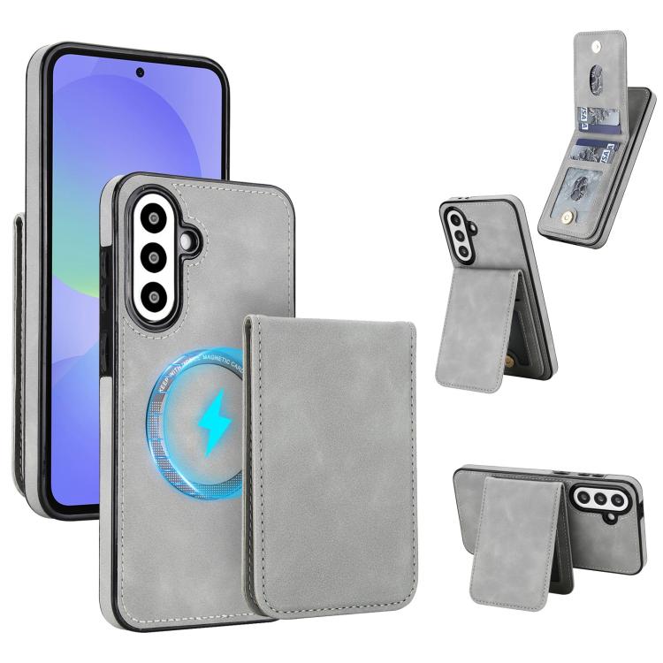 Custodia per telefono YM030 in similpelle stile retrò con portafoglio magnetico rimovibile., For Samsung Galaxy A36 5G