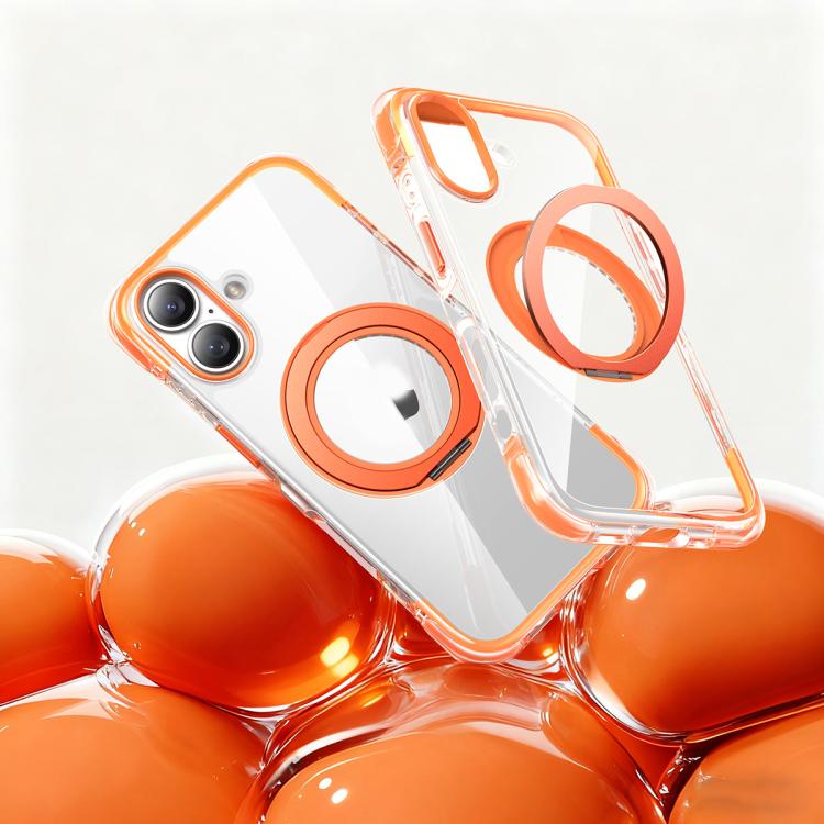 Custodia per telefono antiurto con airbag sottovuoto in TPU + acrilico, supporto girevole a 360° magnetico., For iPhone 17 Pro Max, For iPhone 17 Pro, For iPhone 17