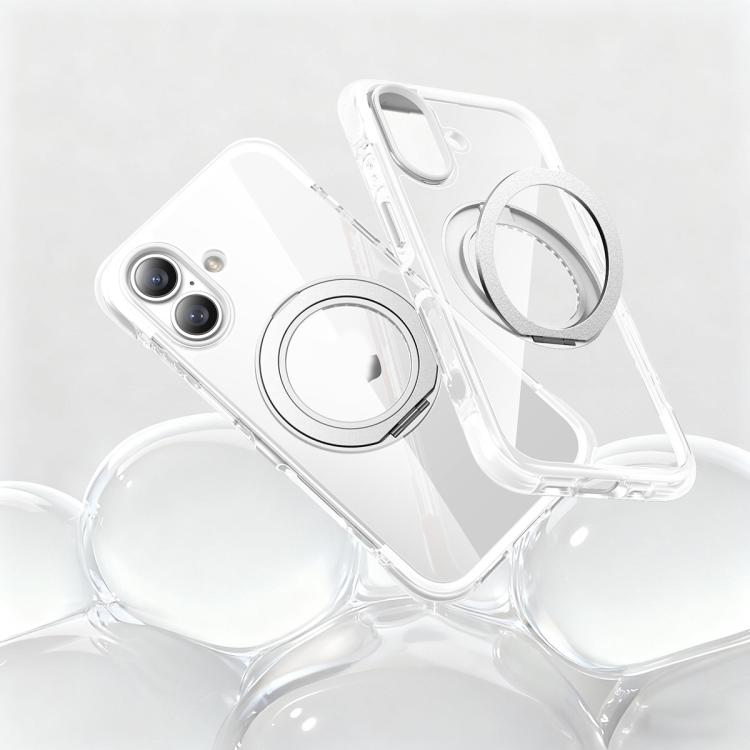 Custodia per telefono antiurto con airbag sottovuoto in TPU + acrilico, supporto girevole a 360° magnetico., For iPhone 17 Pro Max, For iPhone 17 Pro, For iPhone 17