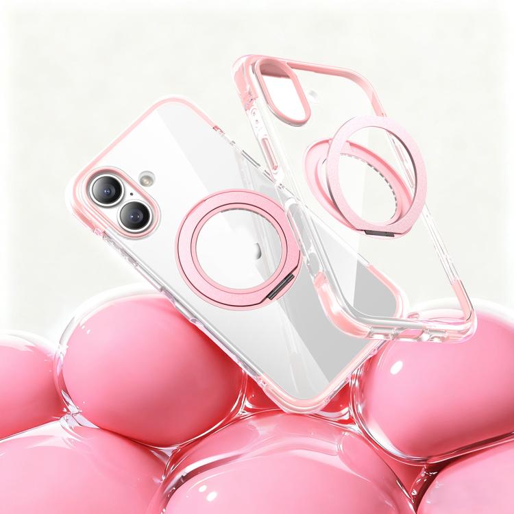 Custodia per telefono antiurto con airbag sottovuoto in TPU + acrilico, supporto girevole a 360° magnetico., For iPhone 17 Pro Max, For iPhone 17 Pro, For iPhone 17