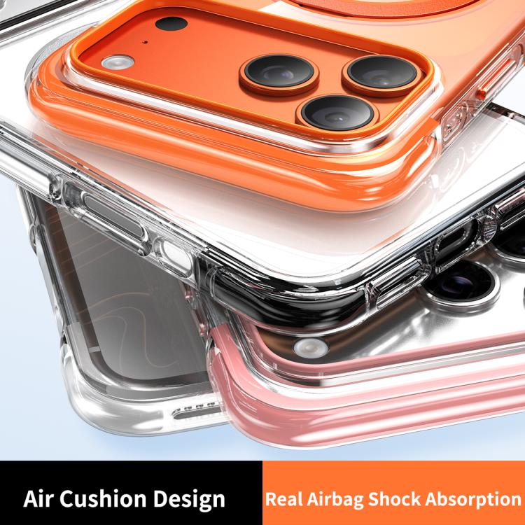 Custodia per telefono antiurto con airbag sottovuoto in TPU + acrilico, supporto girevole a 360° magnetico., For iPhone 17 Pro Max, For iPhone 17 Pro, For iPhone 17