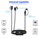 Caricabatterie a ricarica rapida USB doppio SAE per moto WUPP CS-1186A1, CS-1186A1