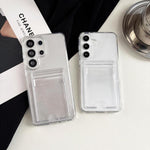 Porta carte in acrilico, custodia antiurto per telefono, For Samsung Galaxy S26+ 5G, For Samsung Galaxy S26 Ultra 5G