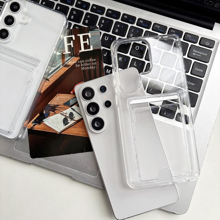 Porta carte in acrilico, custodia antiurto per telefono, For Samsung Galaxy S26+ 5G, For Samsung Galaxy S26 Ultra 5G