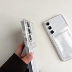 Porta carte in acrilico, custodia antiurto per telefono, For Samsung Galaxy S26+ 5G, For Samsung Galaxy S26 Ultra 5G